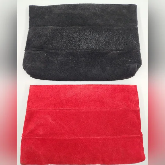 Lot Of 5 Vintage Faux Suede / Beaded Purses - Picture 2 of 13